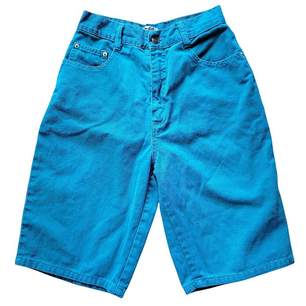 Vintage High Waist Blue Steel Jeans Shorts 80s SEE MEASUREMENTS